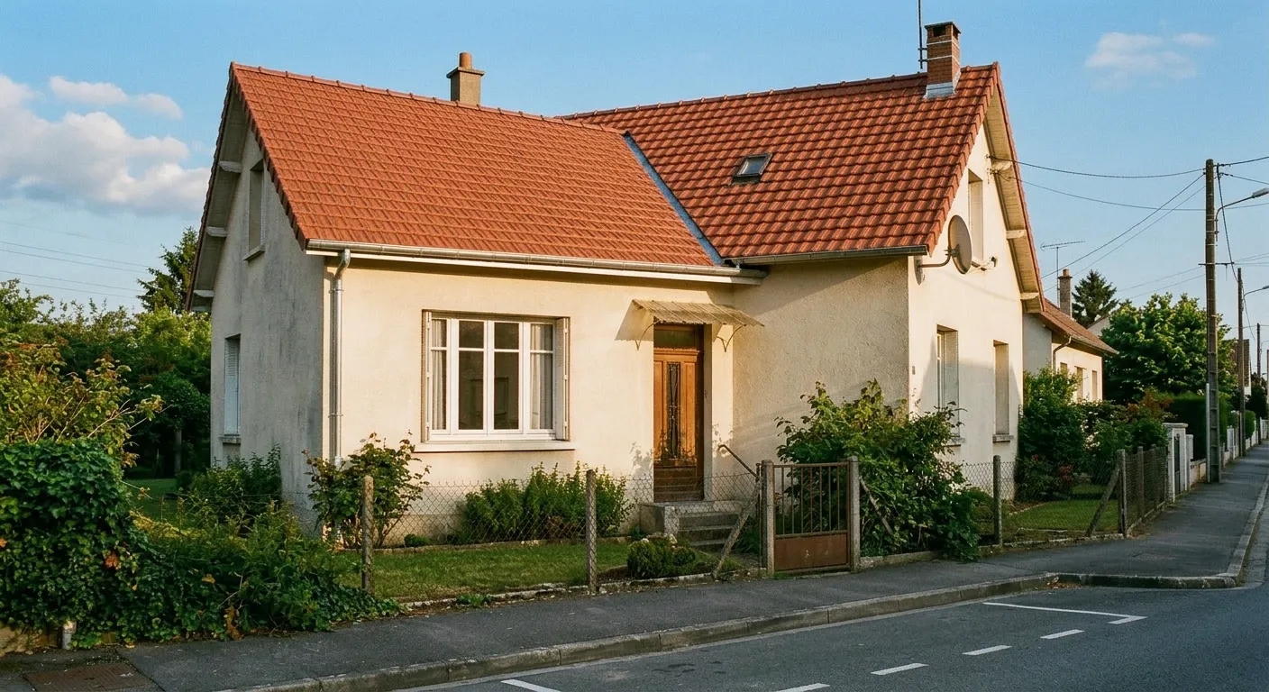 Même maison après rénovation complète de toiture à Chartres