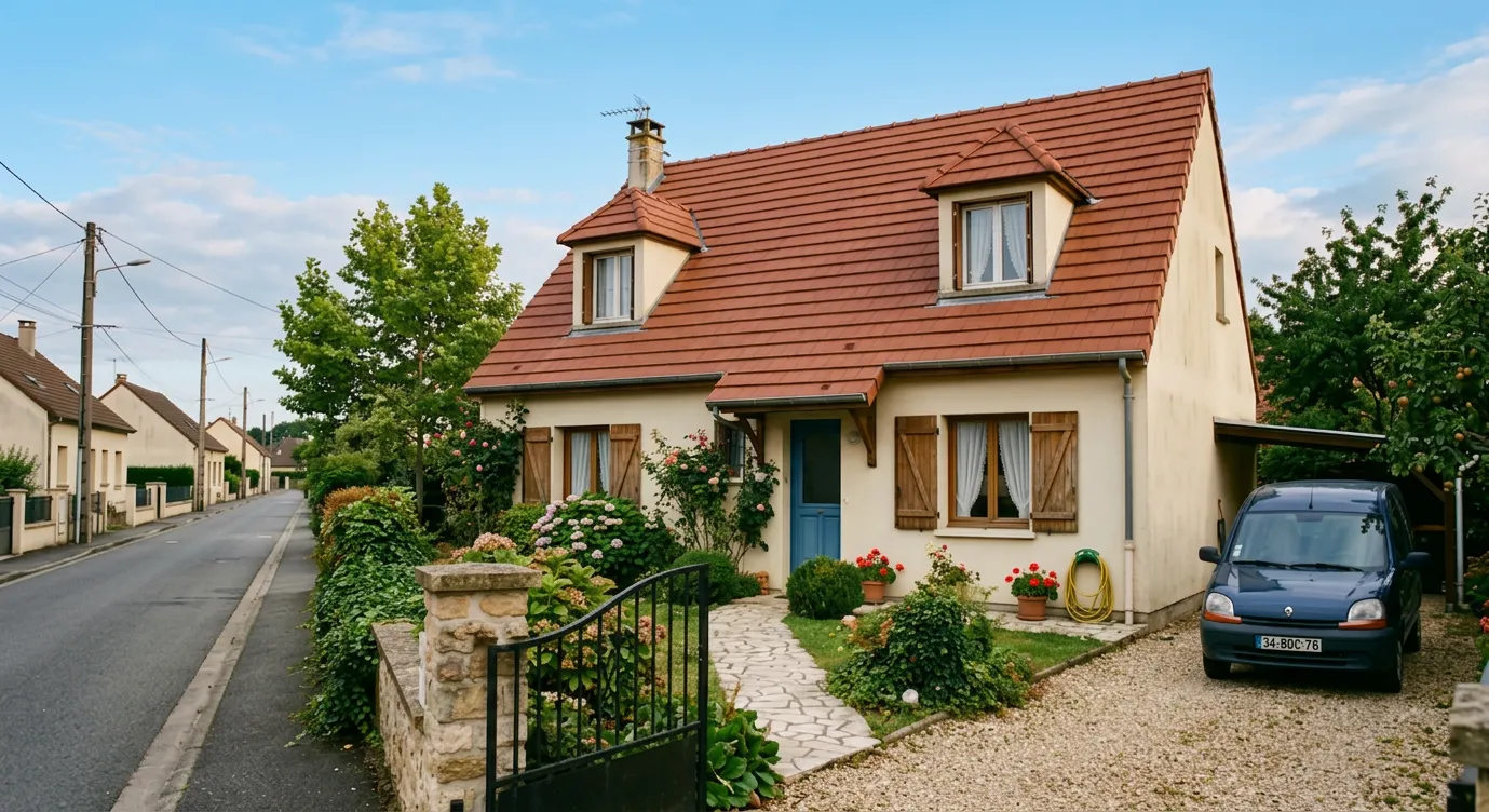 Même pavillon après changement de couverture à Beaune